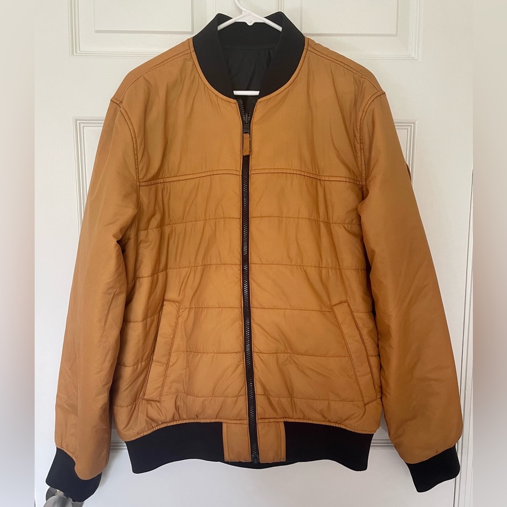 Timberland Quilted Insulated Reversible Bomber Puffer Jacket